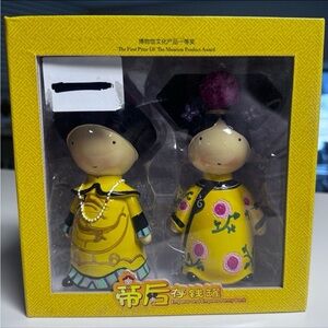 Forbidden City Emperor & Empress Coin Bank Set | Chinese Museum Collectible